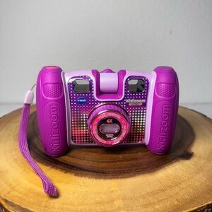 Toddler Purple Digital Camera Play Toy Kids Video Recorder Voice Game Photo Tool